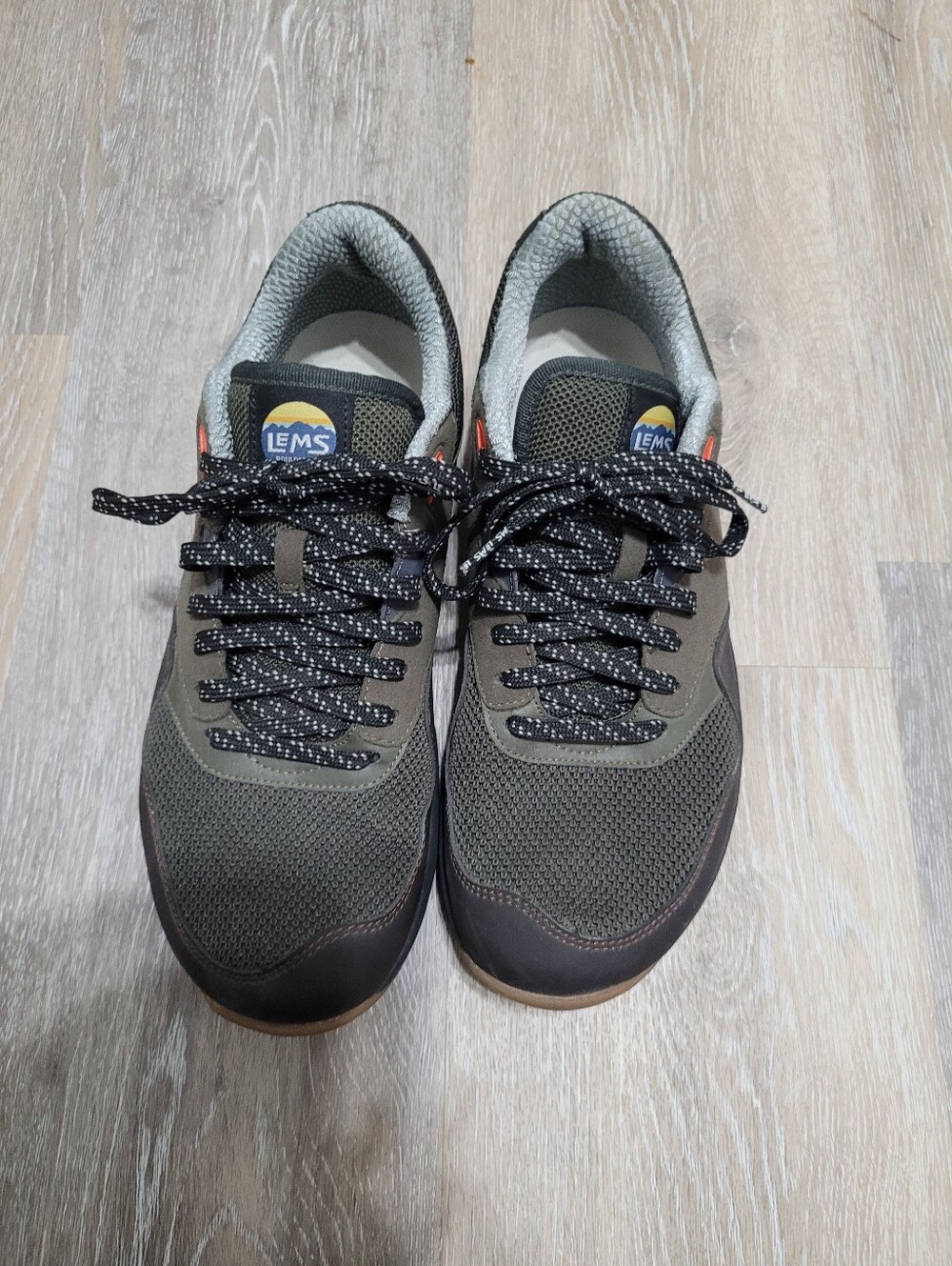 Lems Mens Trailhead Moonlit Moss Shoes Wide Toe Box Hiking Shoes Size 10